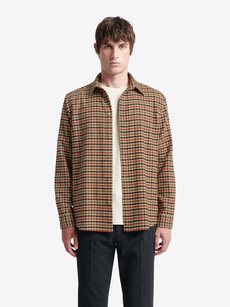Chemise à carreaux en coton - L'atelier