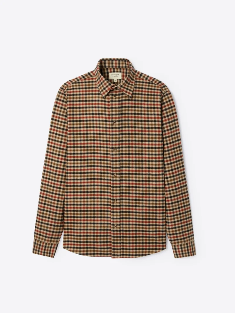 Chemise à carreaux en coton - L'atelier