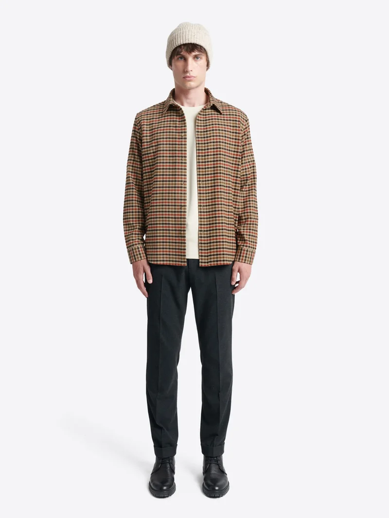 Chemise à carreaux en coton - L'atelier
