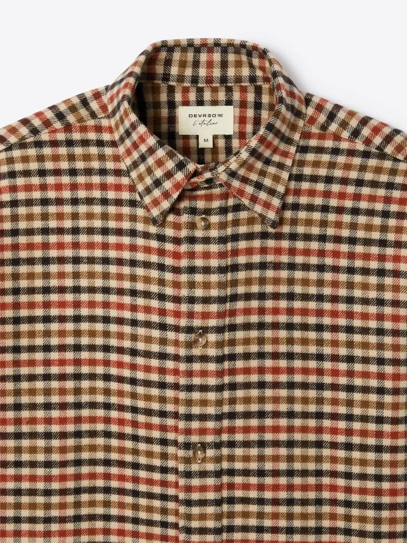 Chemise à carreaux en coton - L'atelier