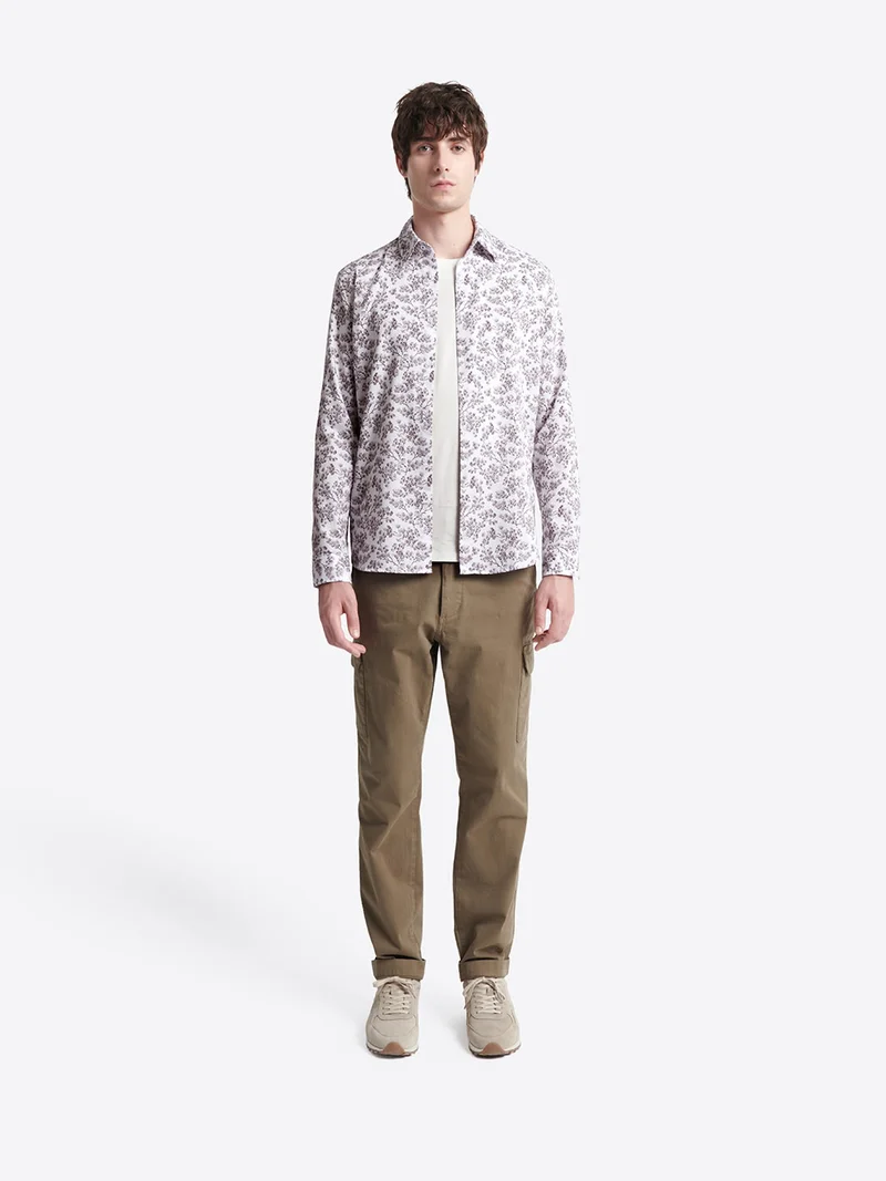 Chemise fleurie 100% coton