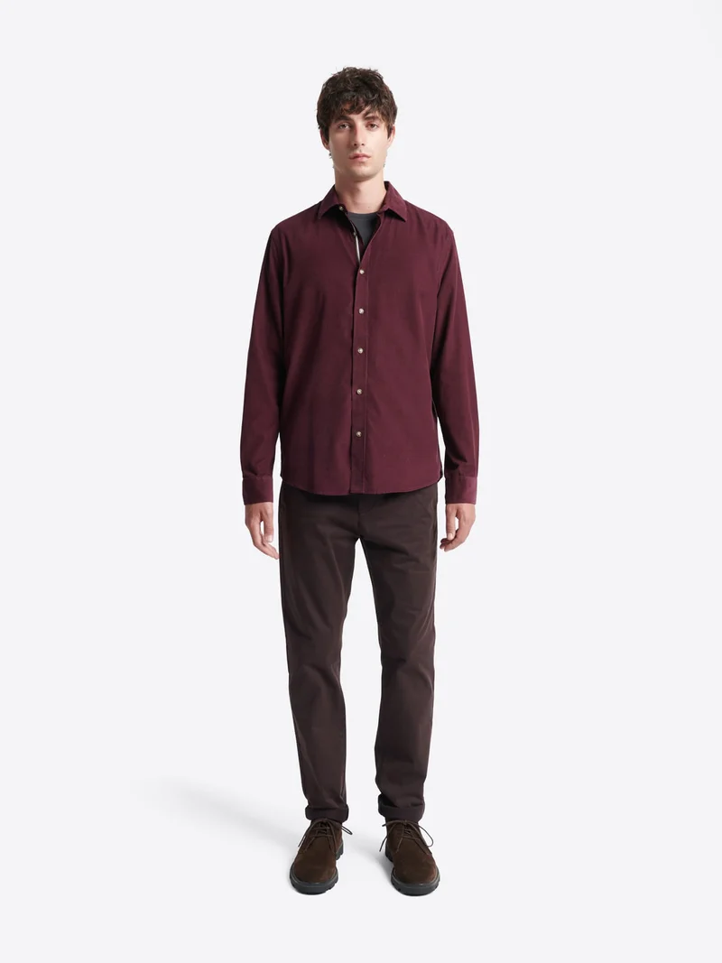 Chemise en velours 100% coton