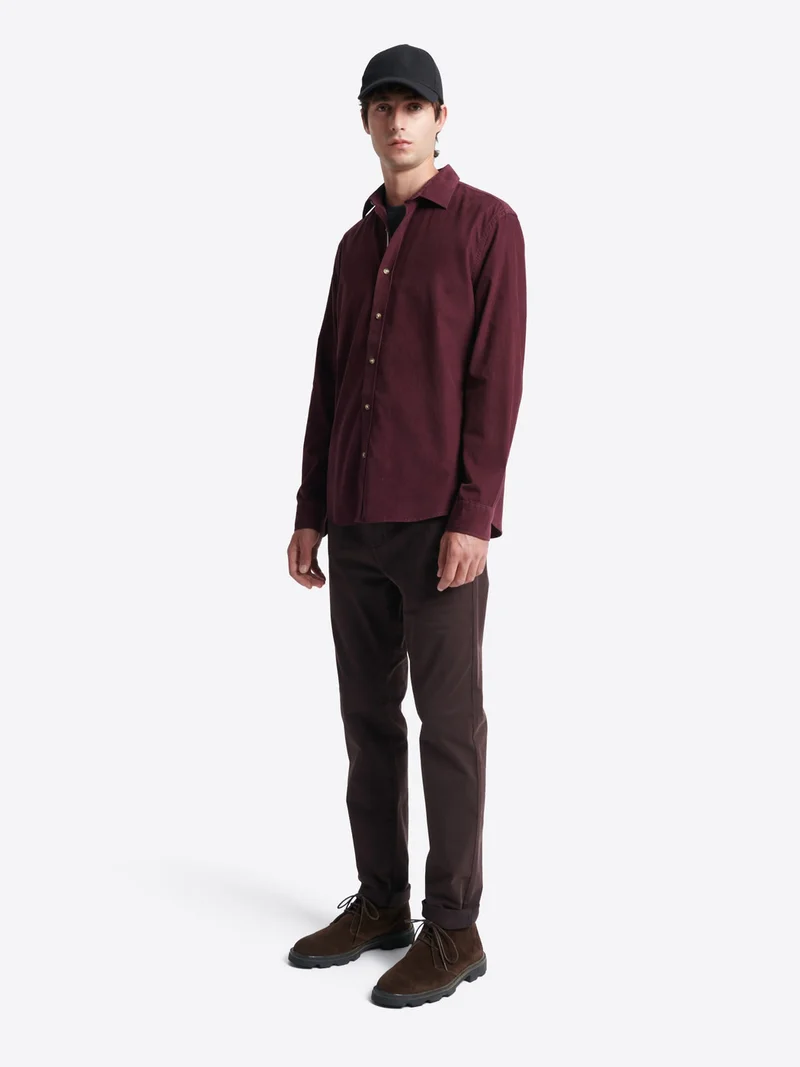 Chemise en velours 100% coton