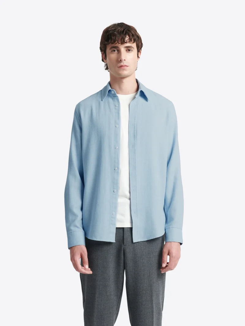 Chemise à coudières en coton