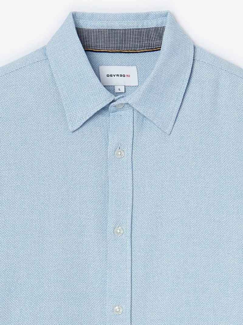 Chemise à coudières en coton