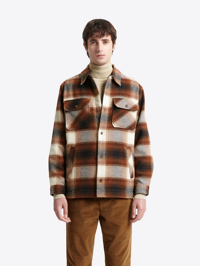 Chemise regular à carreaux