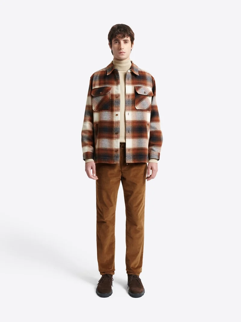 Chemise regular à carreaux