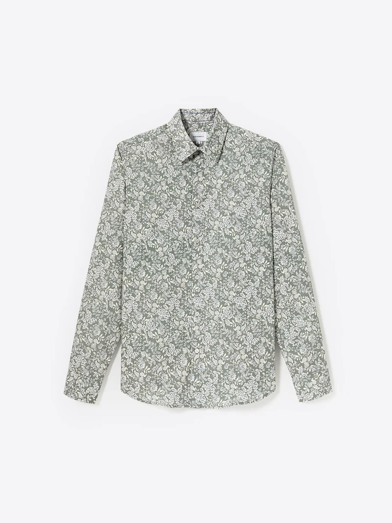 Chemise fleurie en coton