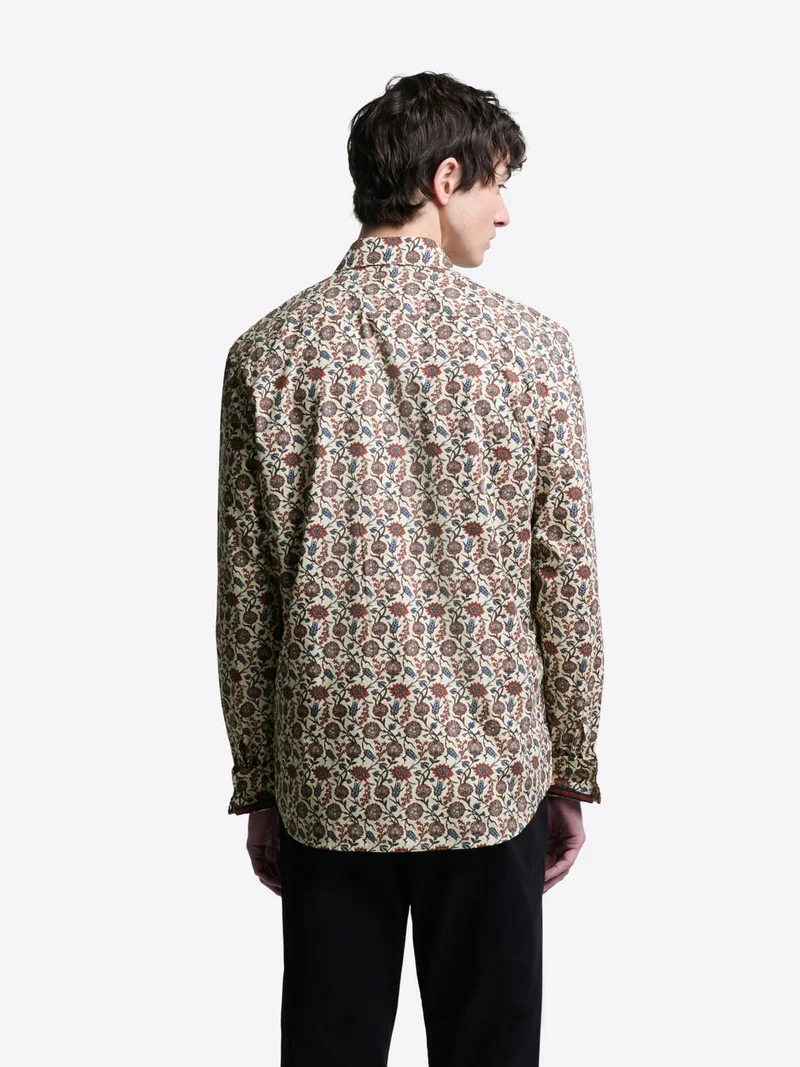 Chemise slim fleurie