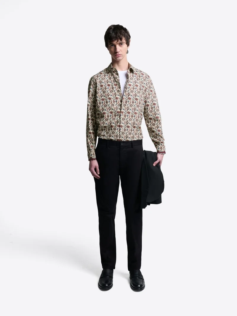 Chemise slim fleurie