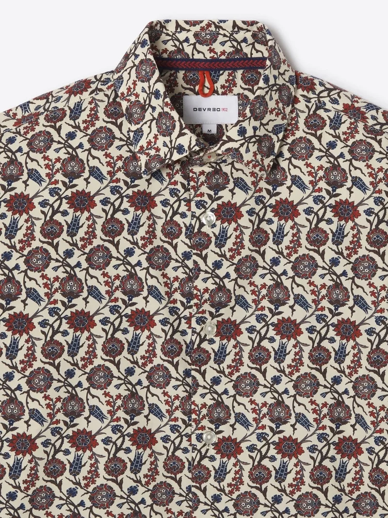 Chemise slim fleurie