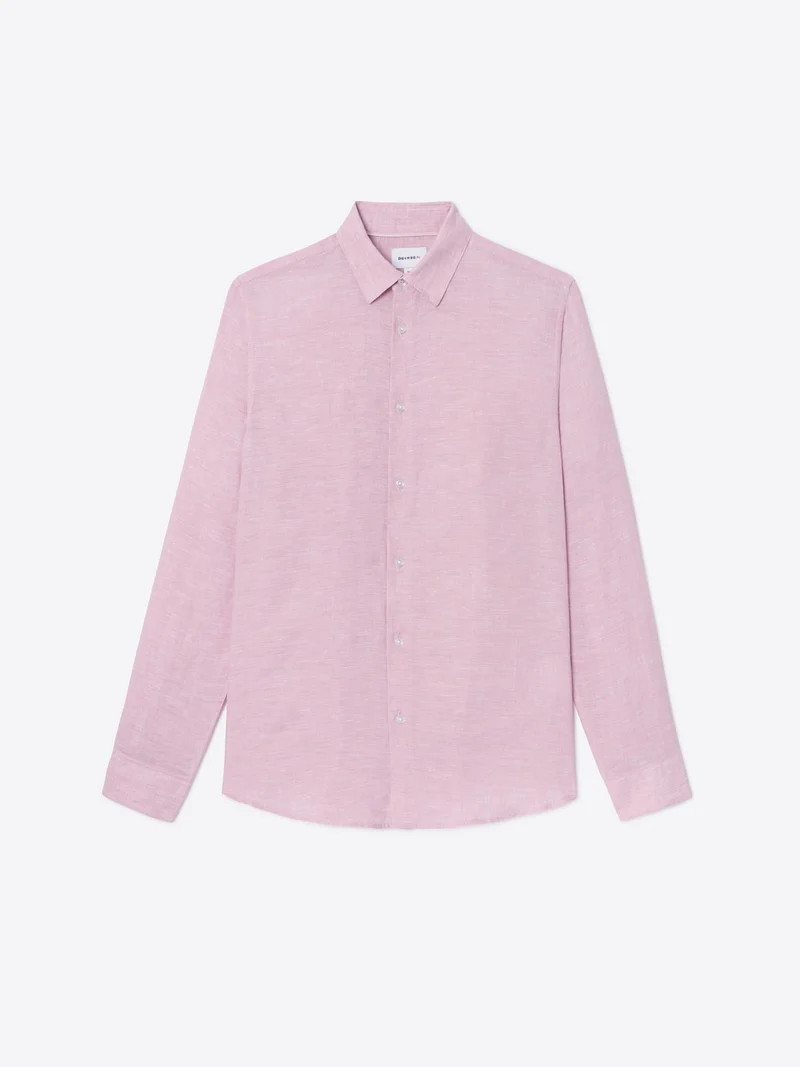 Chemise slim en lin