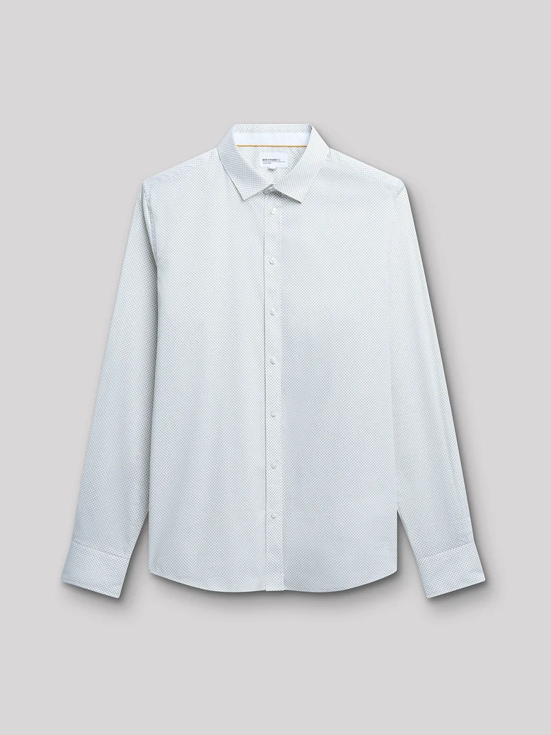 Chemise extra-slim stretch fantaisie