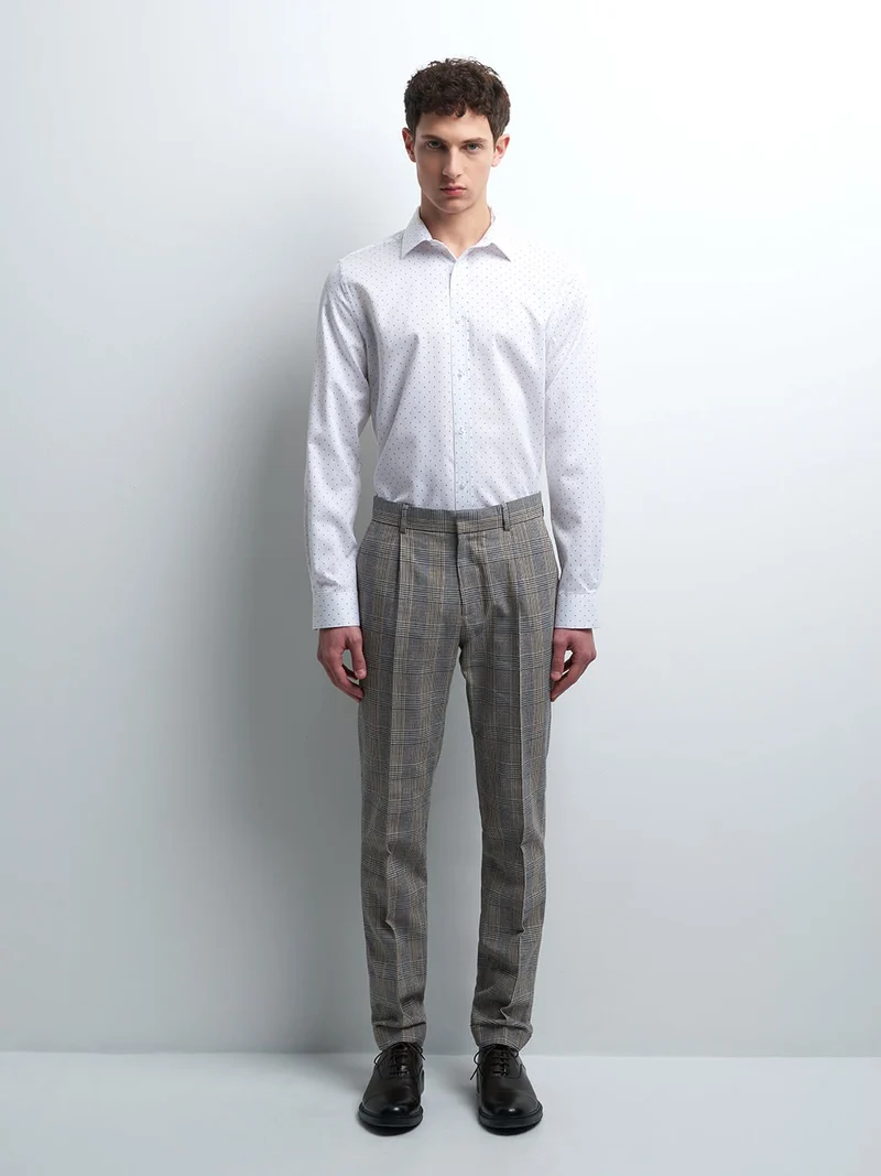 Chemise slim fantaisie