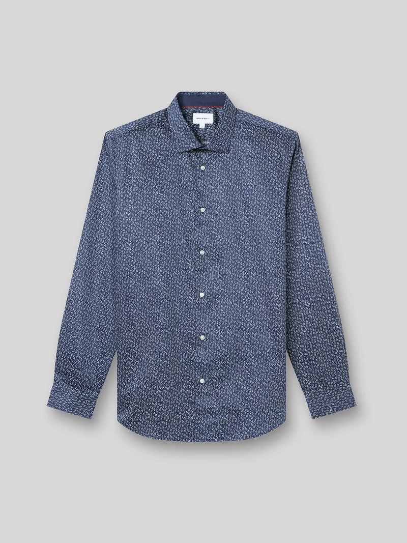 Chemise slim végétale