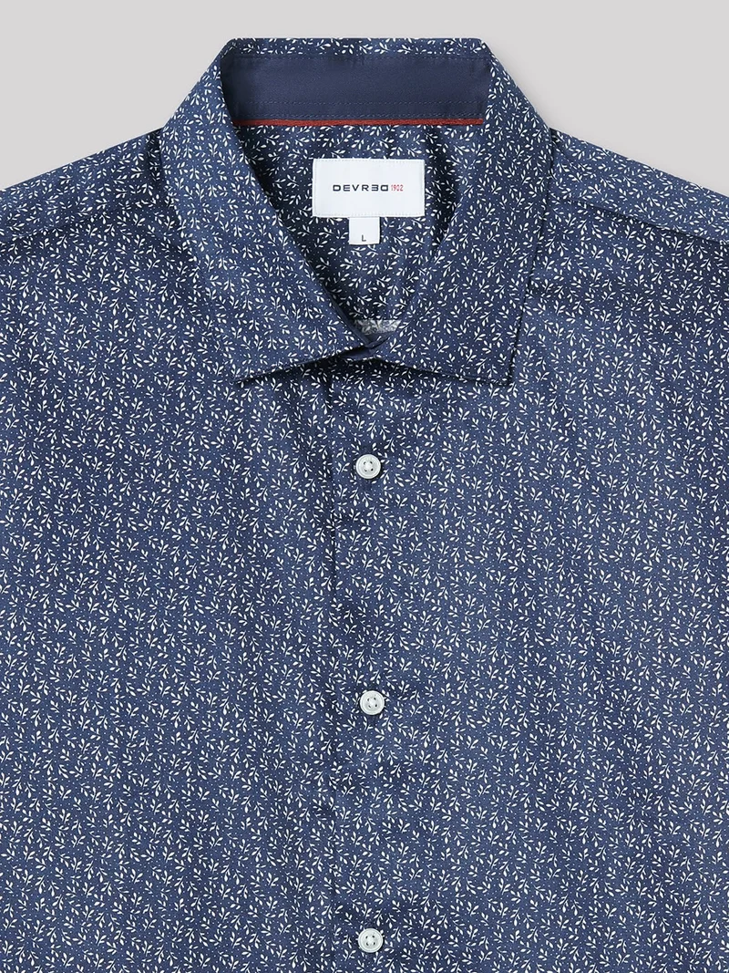 Chemise slim végétale
