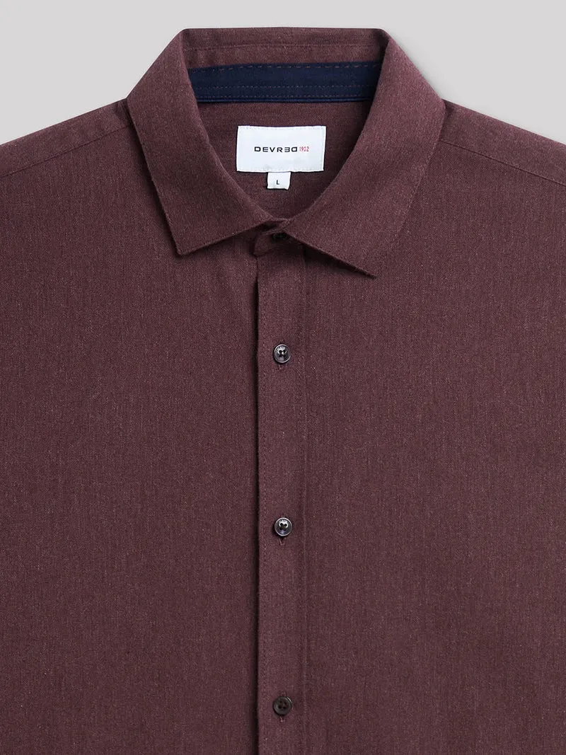 Chemise slim unie