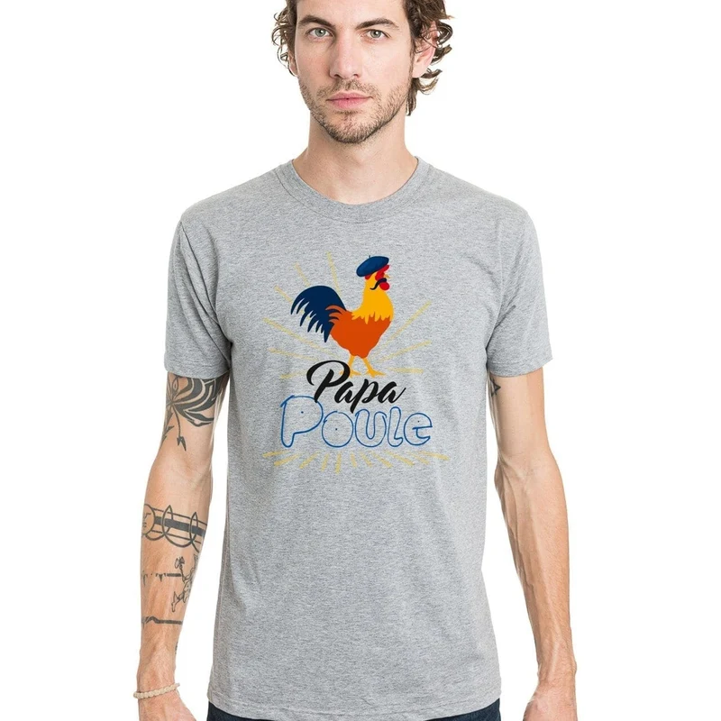 T-shirt blanc | Papa poule