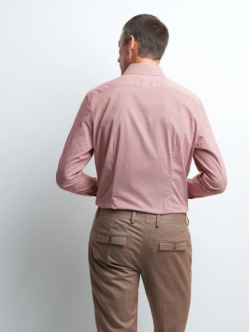 Chemise slim fleurie