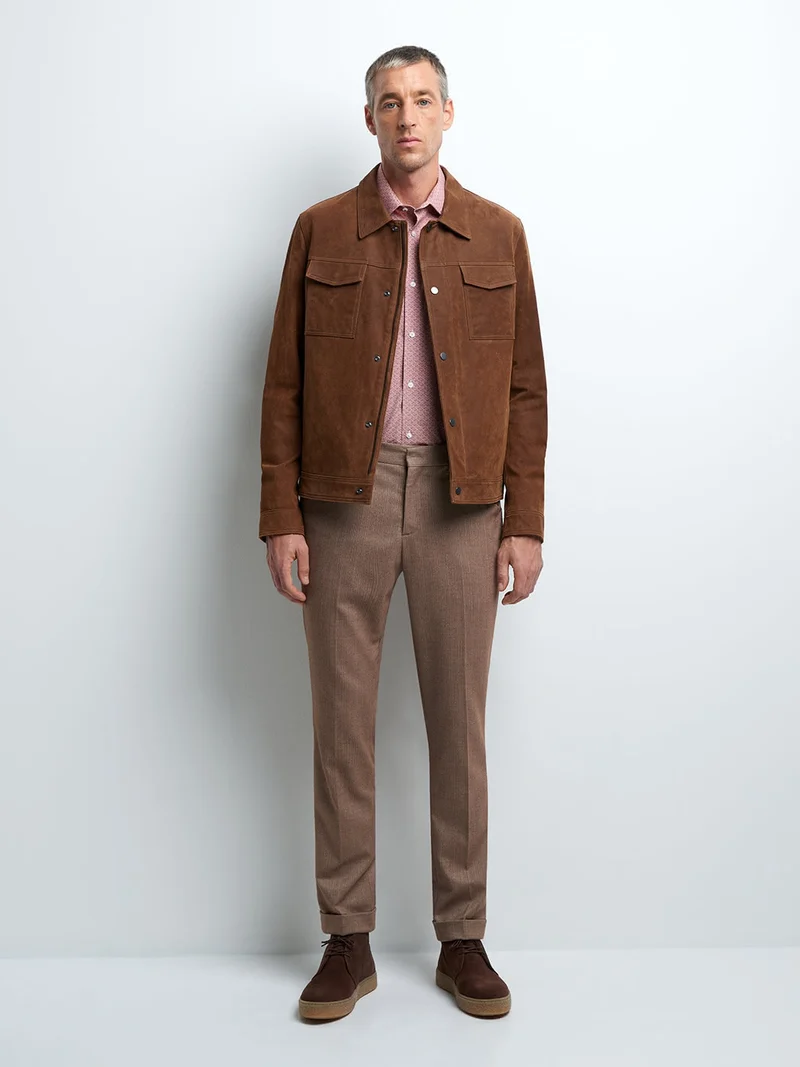 Chemise slim fleurie