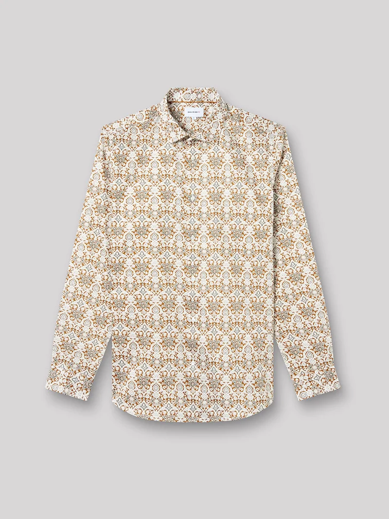 Chemise slim fleurie