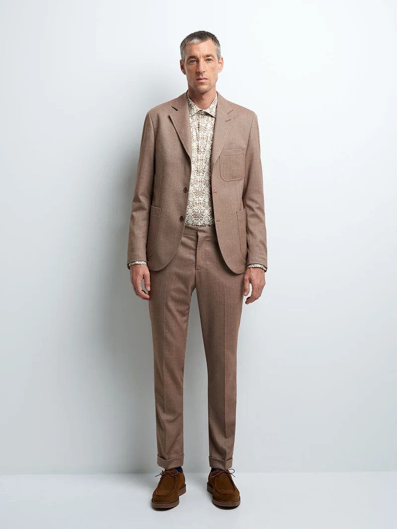 Chemise slim fleurie