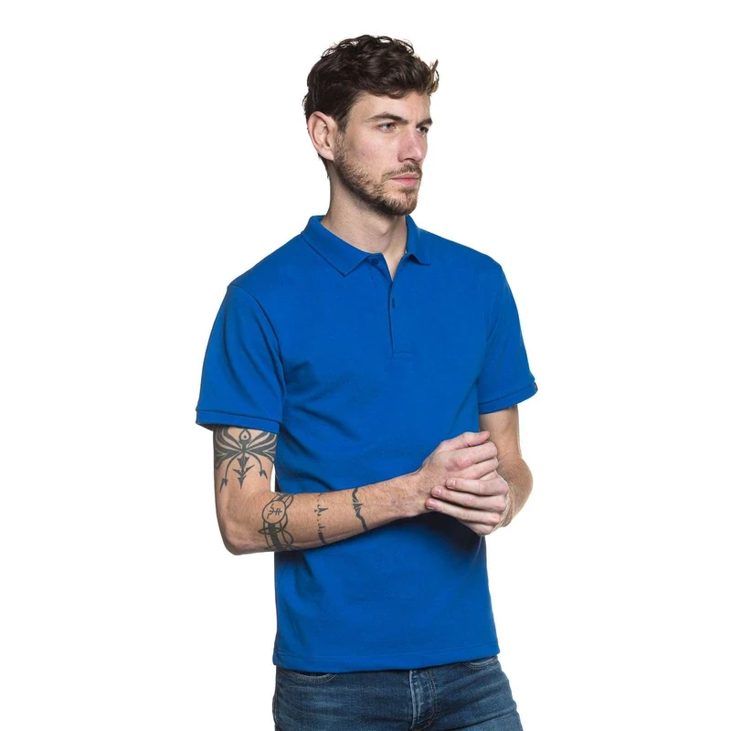 Polo bleu roi Made In France