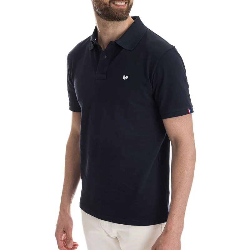 Polo bleu marine Made In France