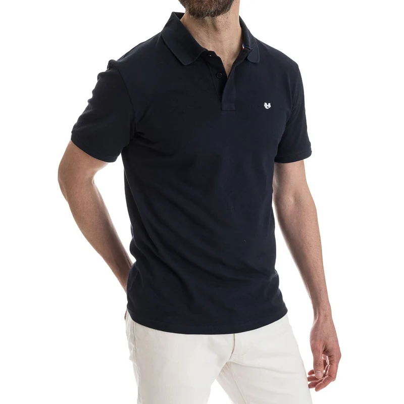 Polo bleu marine Made In France