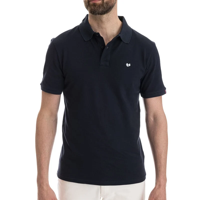 Polo bleu marine Made In France
