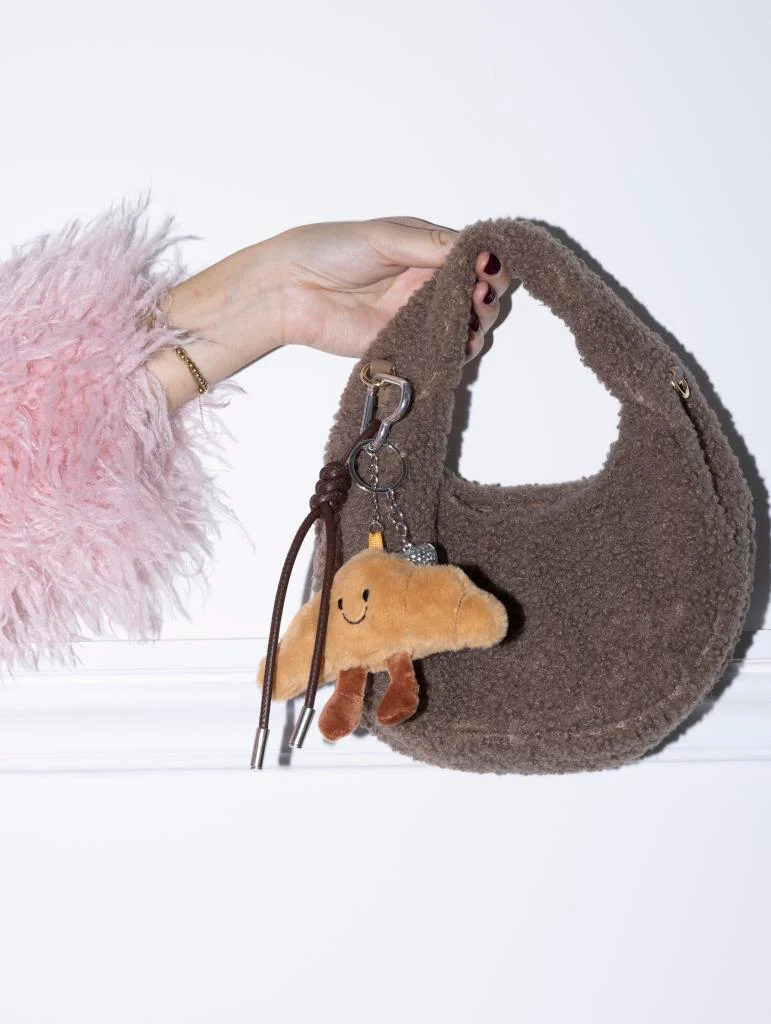 Déco de sac croissant et cœur