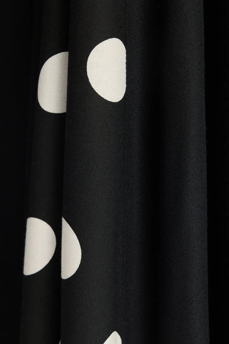 Ivana|100% Viscose Maxi Dress With Godets