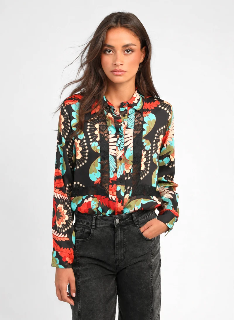 CHEMISE SARLANA fanyla noir