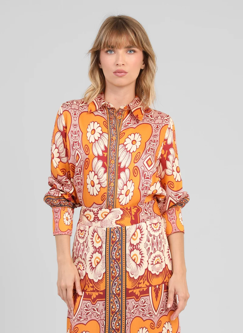 CHEMISE SARILANA vitali orange