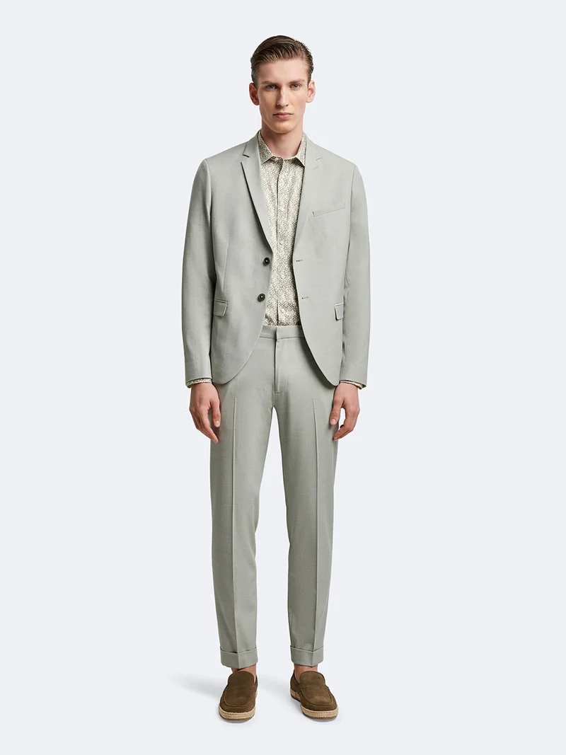 Chemise slim stretch végétale