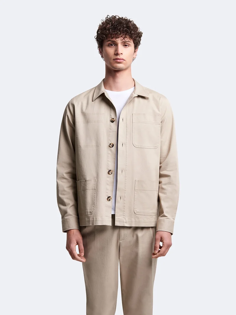 Surchemise regular en coton