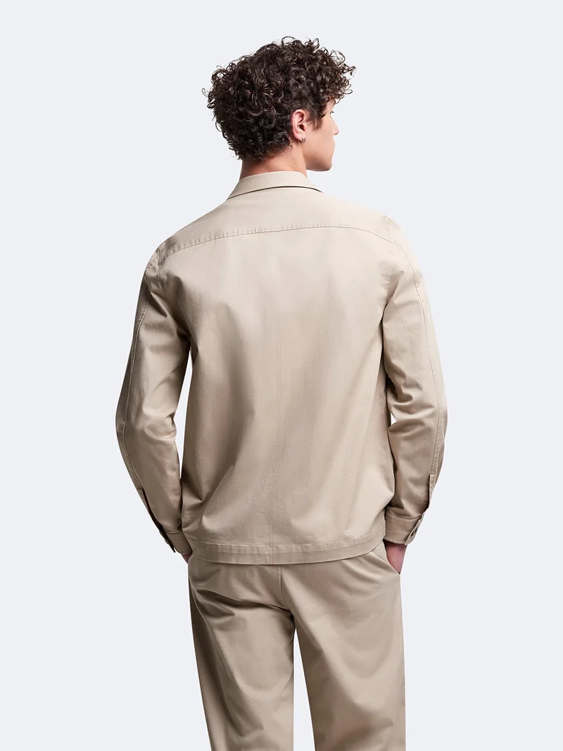 Surchemise regular en coton