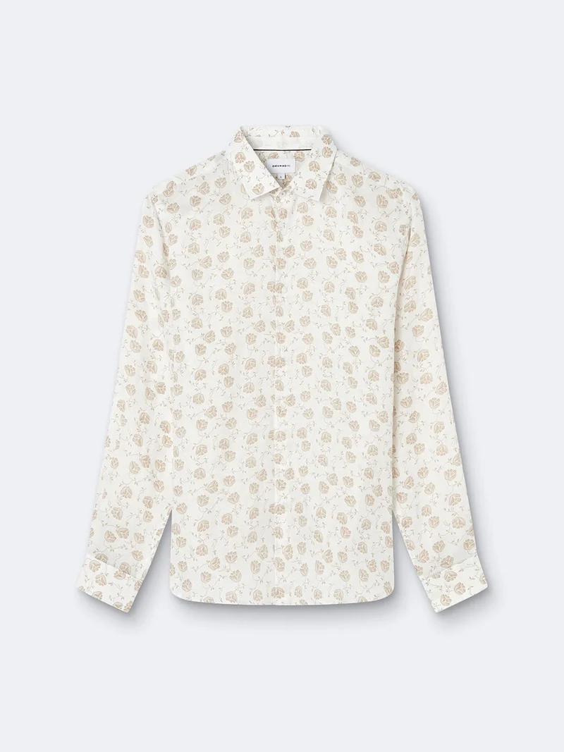 Chemise slim fleurie