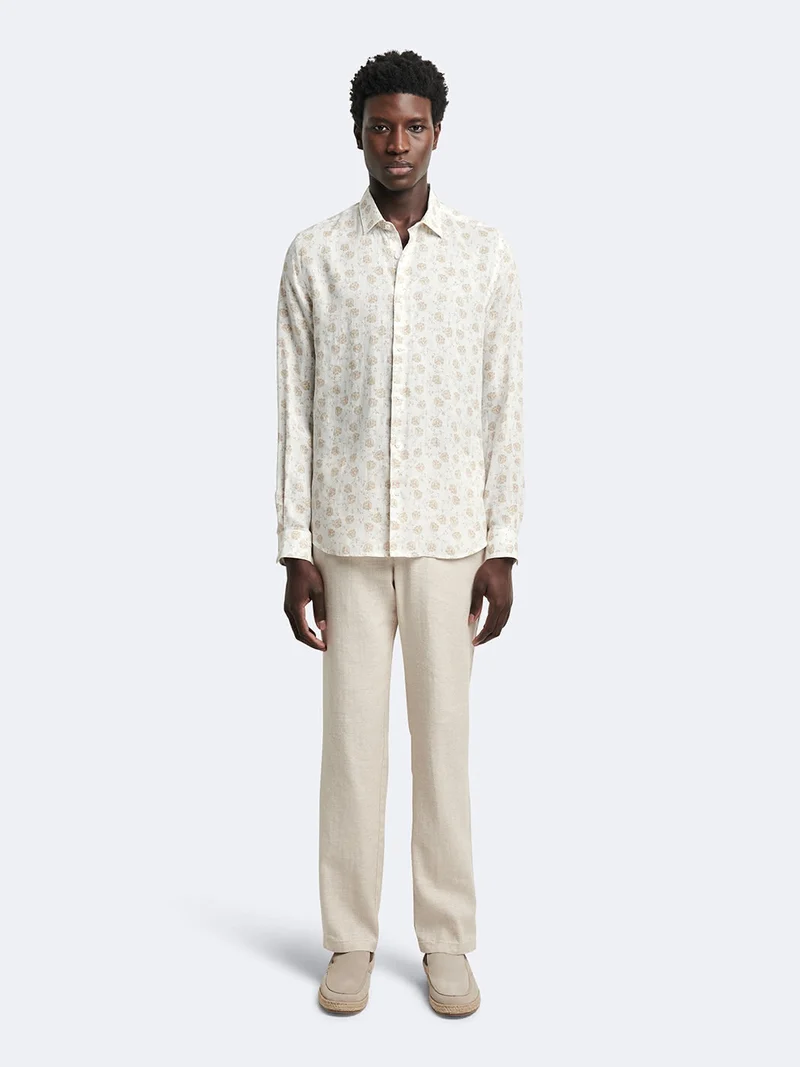 Chemise slim fleurie