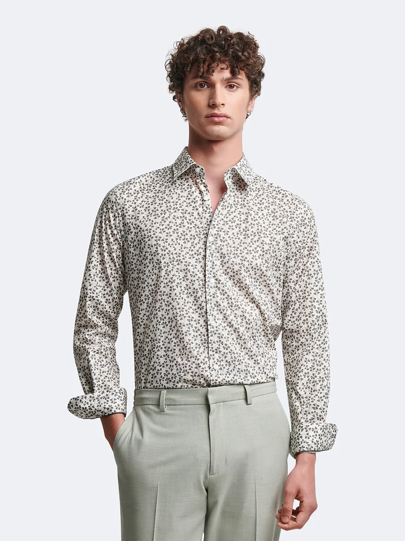 Chemise fleurie en coton