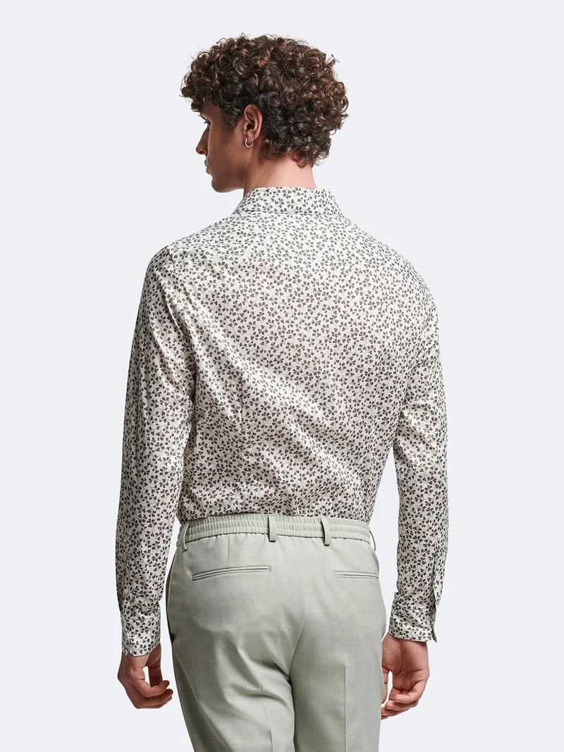 Chemise fleurie en coton