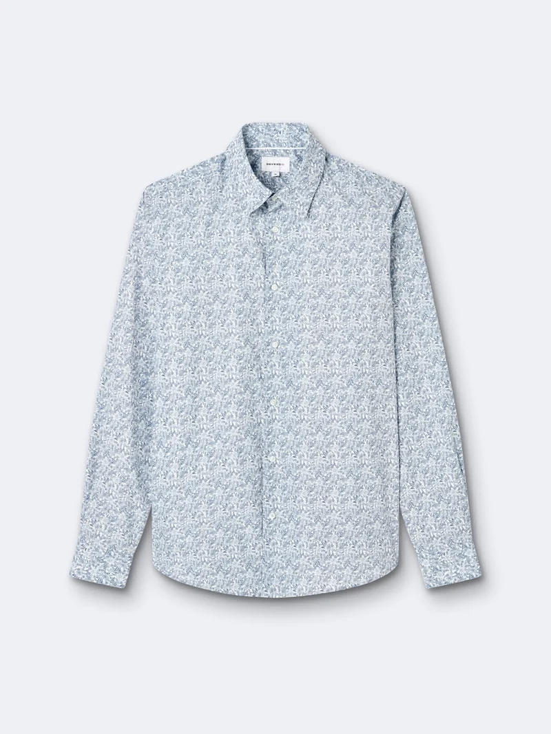 Chemise 100% coton fleurie