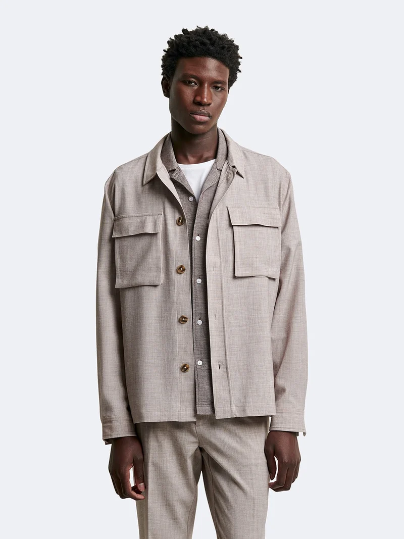 Surchemise regular 100% coton