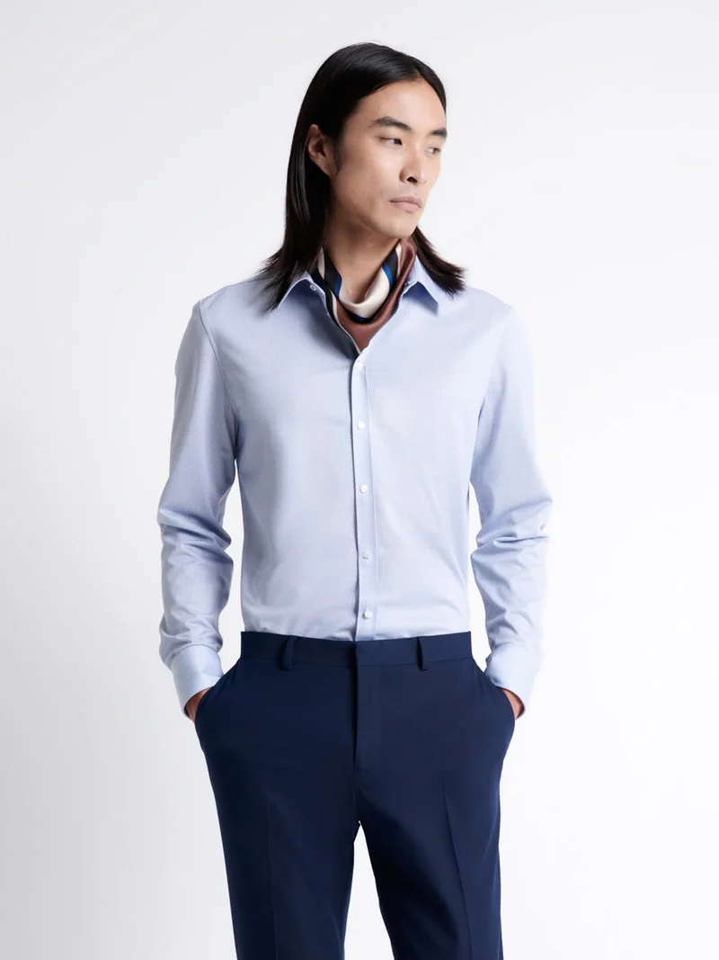 Chemise infroissable fantaisie