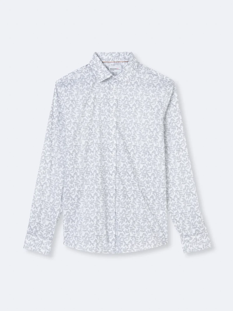 Chemise stretch végétale en coton