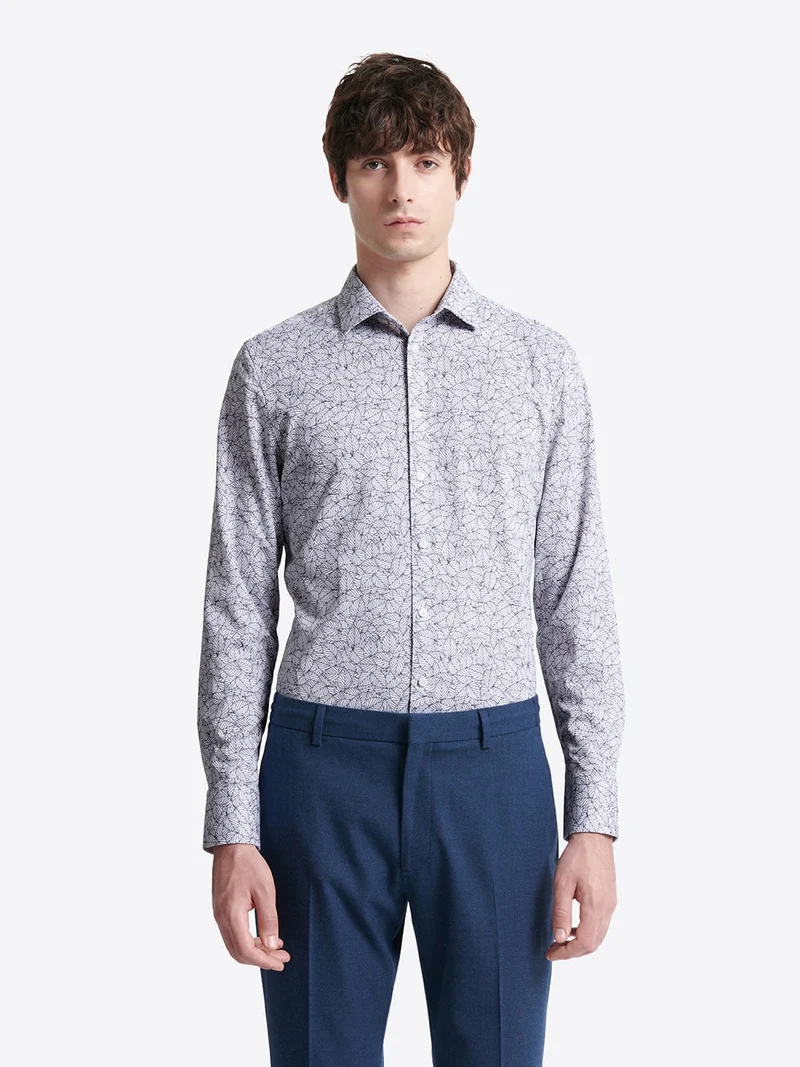 Chemise infroissable végétale
