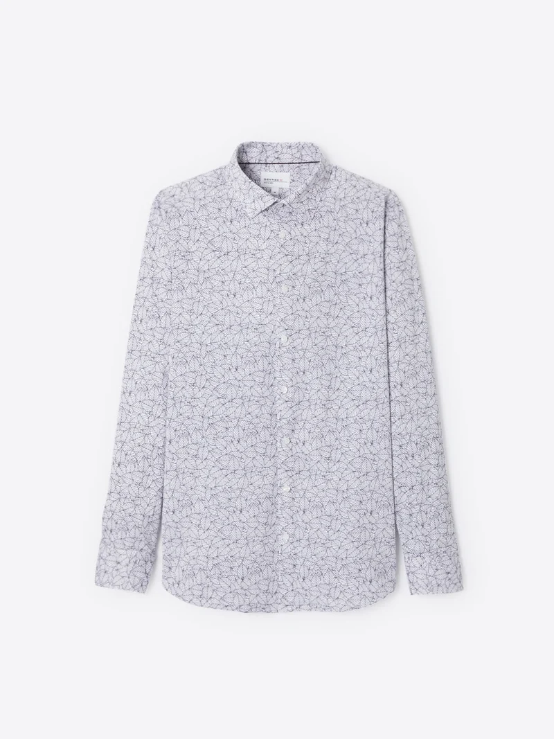 Chemise infroissable végétale