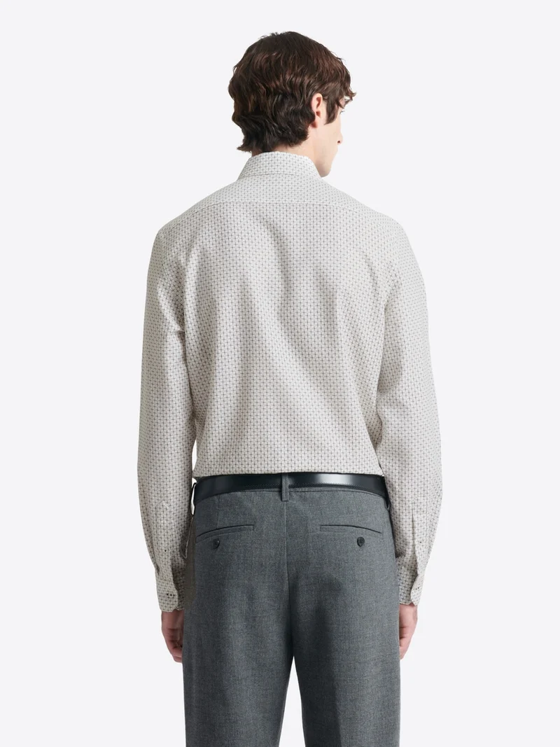 Chemise fantaisie en coton mélangé