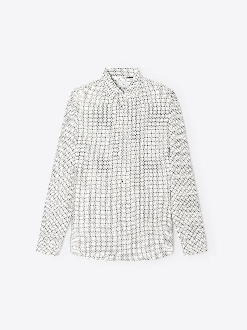 Chemise fantaisie en coton mélangé