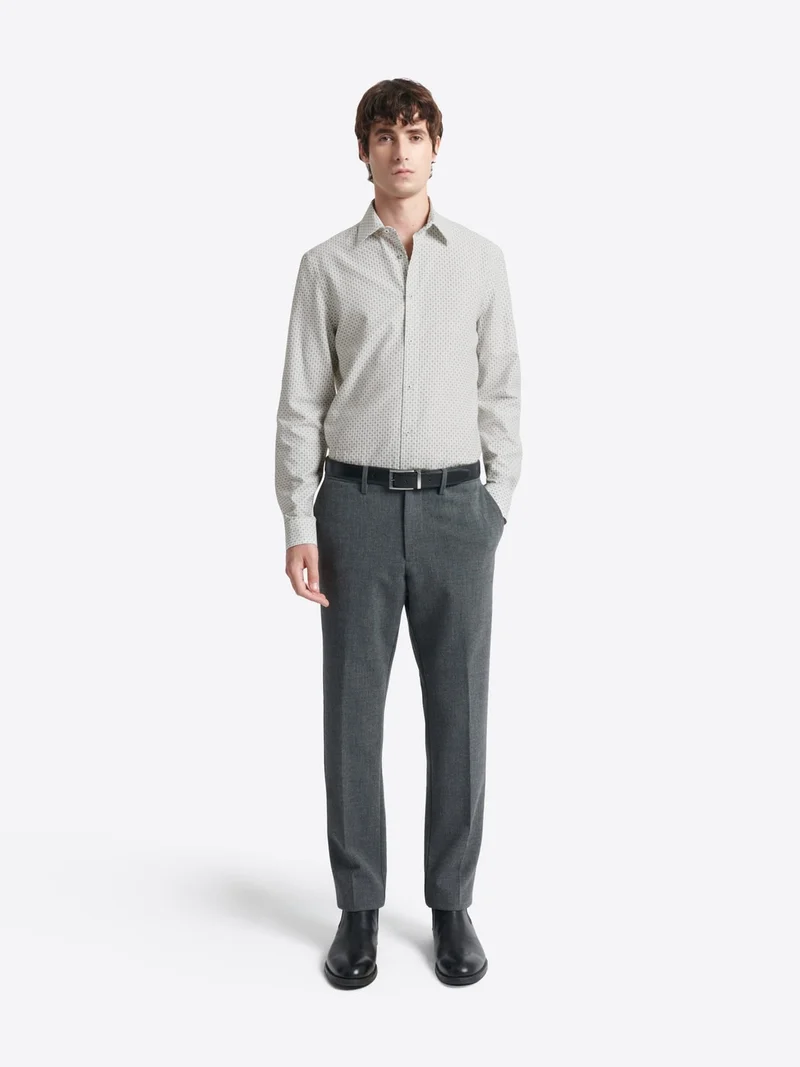 Chemise fantaisie en coton mélangé